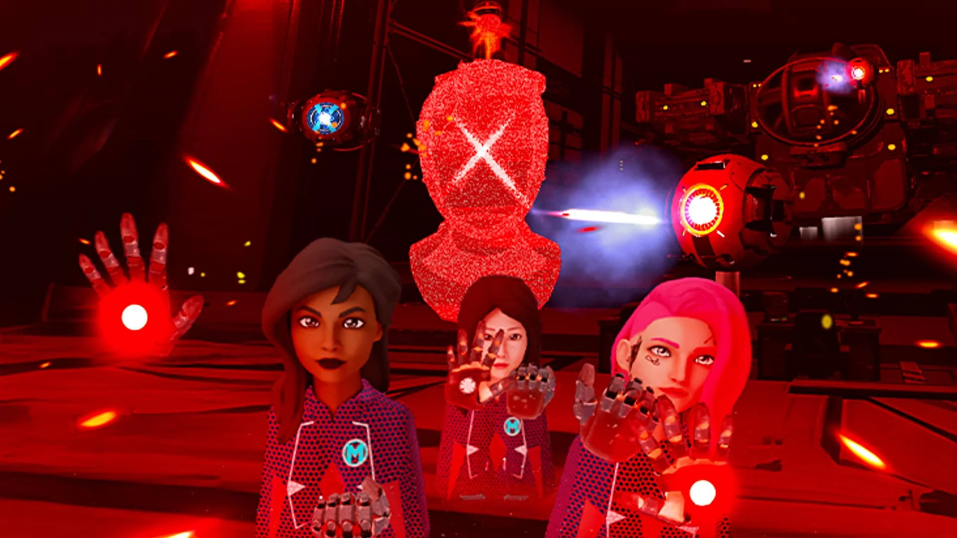 Locandina orizzontale del gioco escape room VR Superheroes