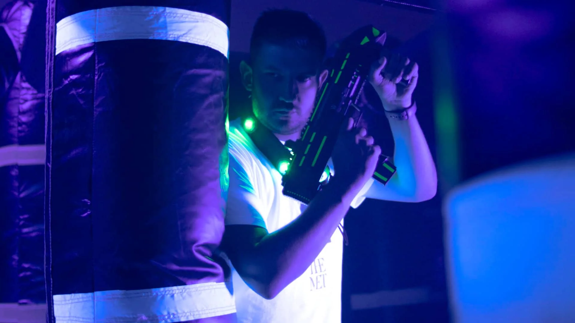 Scena di gioco del Lasertag
